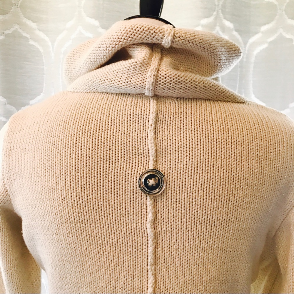 Soft Surroundings Sweater Cream Warm Beaded Cowl - Picture 3 of 6